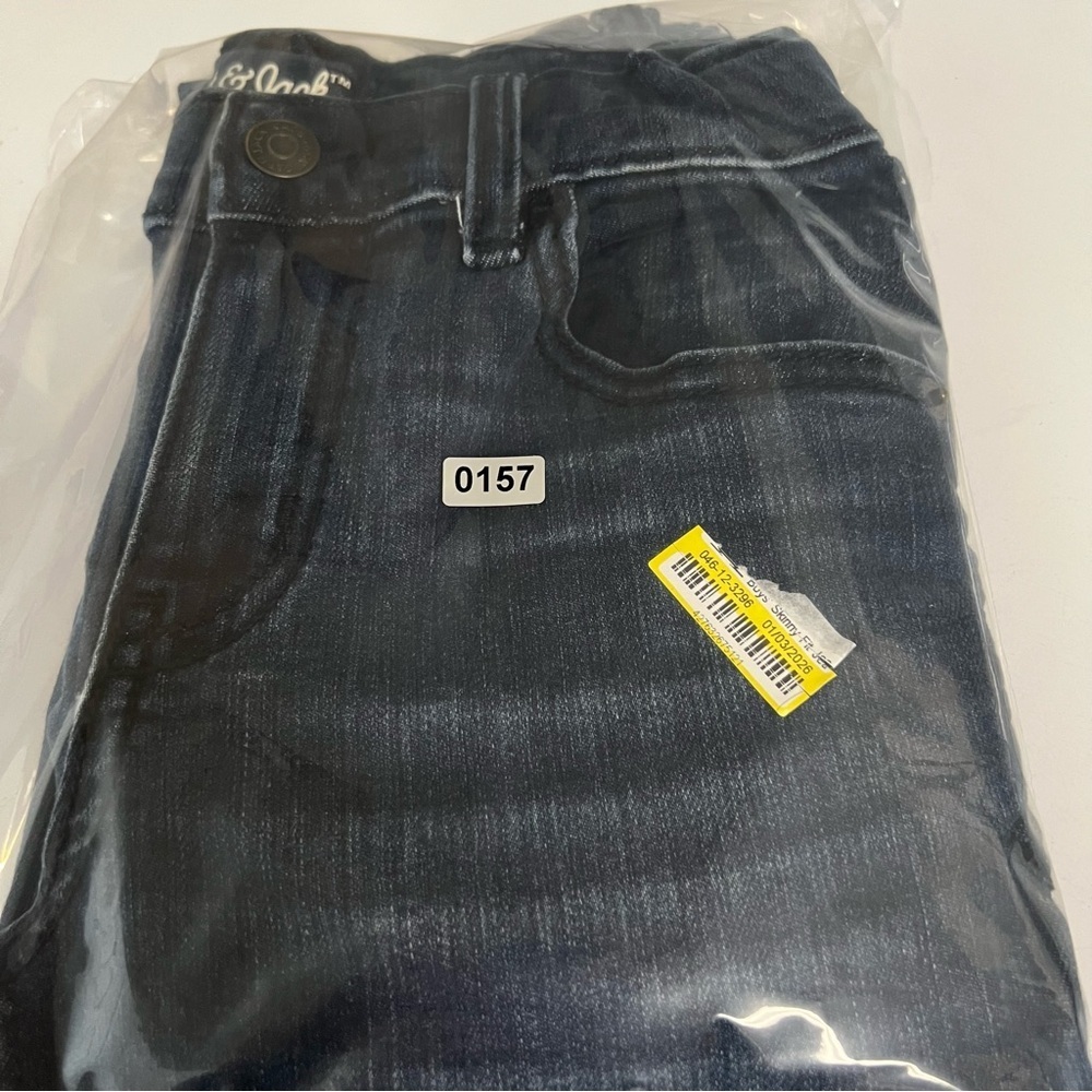 ❤️3/$15 NWOT Cat & Jack Boys Skinny Fit Jeans- Size 7 - Picture 8 of 8